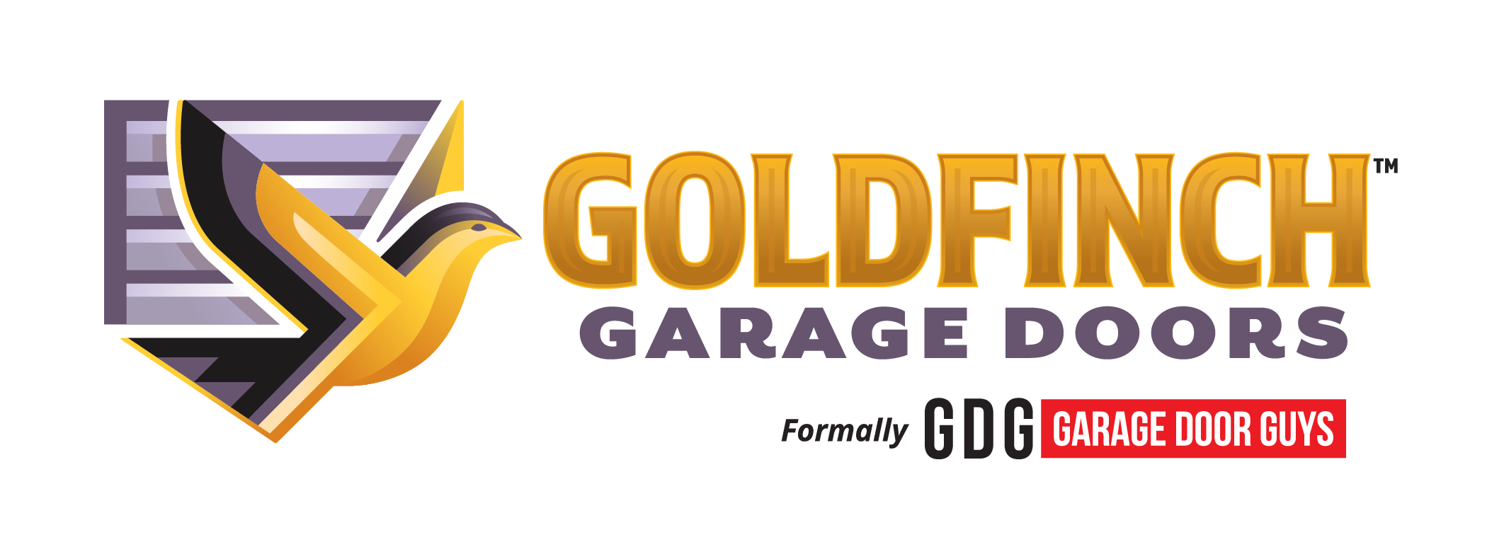 Goldfinch Garage Doors – Houston Texas Logo